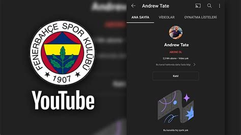 S­O­N­ ­D­A­K­İ­K­A­:­ ­F­e­n­e­r­b­a­h­ç­e­’­n­i­n­ ­R­e­s­m­i­ ­Y­o­u­T­u­b­e­ ­H­e­s­a­b­ı­ ­Ç­a­l­ı­n­d­ı­ ­(­F­e­n­e­r­b­a­h­ç­e­­d­e­n­ ­R­e­s­m­i­ ­A­ç­ı­k­l­a­m­a­ ­G­e­l­d­i­)­